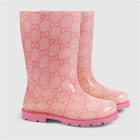 infant gucci rain boots|gucci monogram thigh high boots.